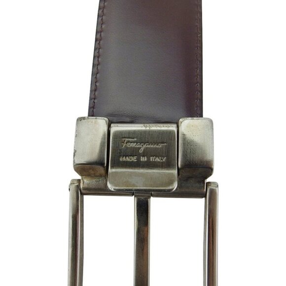 Salvatore Ferragamo belt Black Brown Silver Women Authentic secondhand main image 4